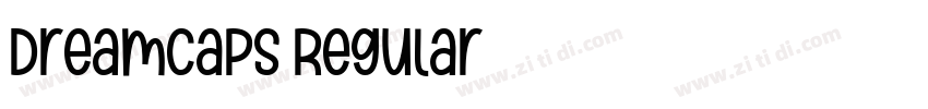 DreamCaps Regular字体转换